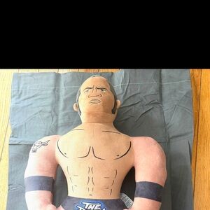 WWE The Rock Plush Toy - Black/Grey 23 inches